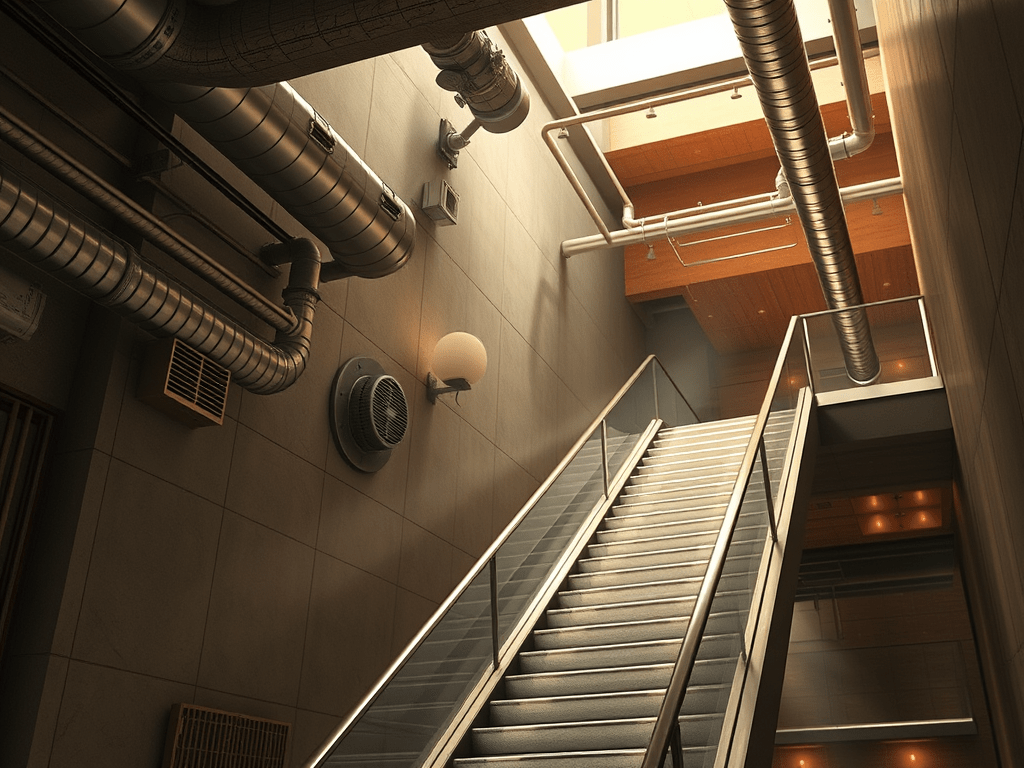 ¿Qué es la presurización de escaleras y por qué es vital en la seguridad contra&nbsp;incendios?