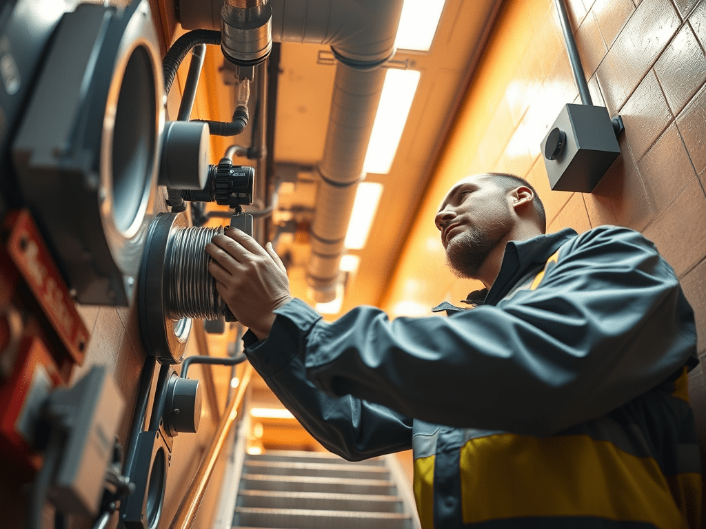Mantenimiento de Presurización de Escalera: Clave para la Seguridad en&nbsp;Emergencias